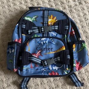 PB Kids Dinosaur Backpack - Blue and Multicolor, Monogram Carter